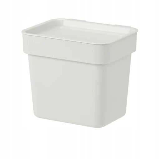 IKEA HALLBAR KOSZ NA ŚMIECI POJEMNIK KOSZ Z POKRYWKĄ 3L