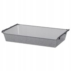 IKEA KOMPLEMENT KOSZ SIATKOWY DRUCIANY SZARY 100x58