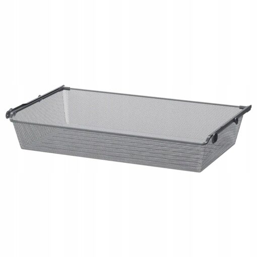 IKEA KOMPLEMENT KOSZ SIATKOWY DRUCIANY SZARY 100x58