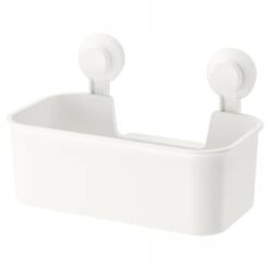 IKEA TISKEN KOSZ Z PRZYSSAWKAMI BIAŁY
