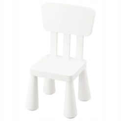 IKEA MAMMUT KRZESŁO DZIECIĘCE BIAŁE DLA DZIECKA