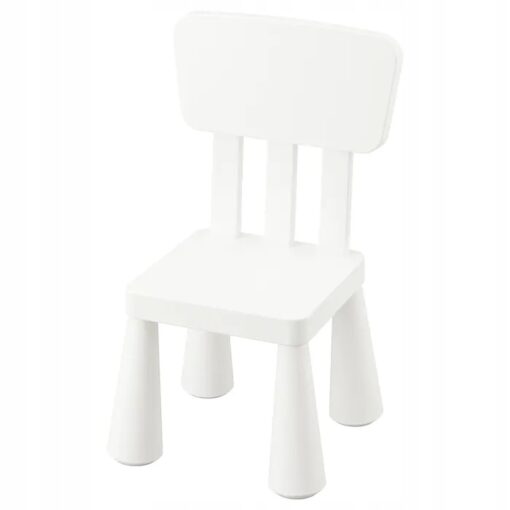 IKEA MAMMUT KRZESŁO DZIECIĘCE BIAŁE DLA DZIECKA