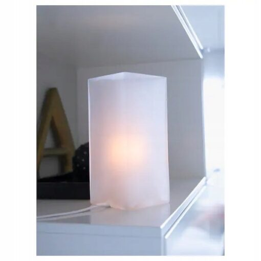 IKEA GRONO LAMPKA STOŁOWA LAMPA BIAŁA 22 CM - obrazek 3