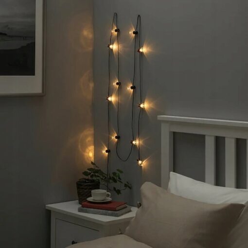 IKEA BLOTSNO LAMPKI GIRLANDA LED WISZĄCA NA BATERIE - obrazek 6