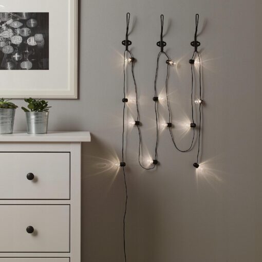 IKEA BLOTSNO LAMPKI GIRLANDA LED WISZĄCA NA BATERIE - obrazek 4
