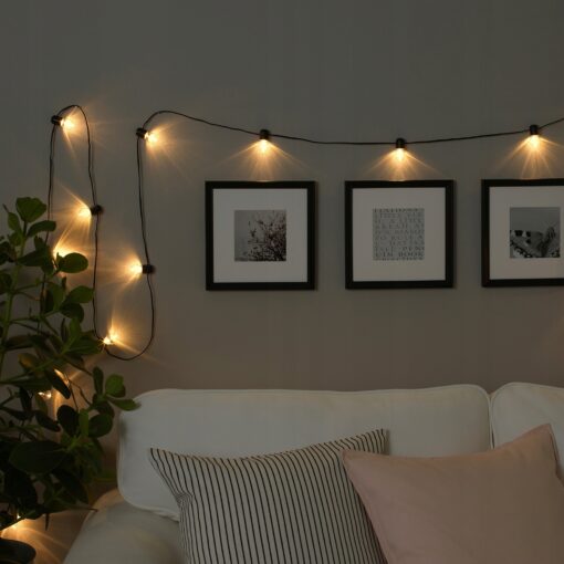 IKEA BLOTSNO LAMPKI GIRLANDA LED WISZĄCA NA BATERIE - obrazek 5