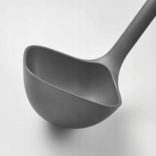 IKEA FULLANDAD ŁYŻKA CHOCHLA DO ZUPY SZARA 31 CM - obrazek 3