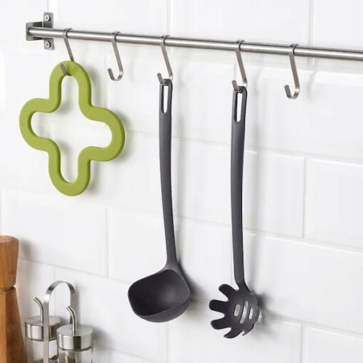 IKEA FULLANDAD ŁYŻKA CHOCHLA DO ZUPY SZARA 31 CM - obrazek 4
