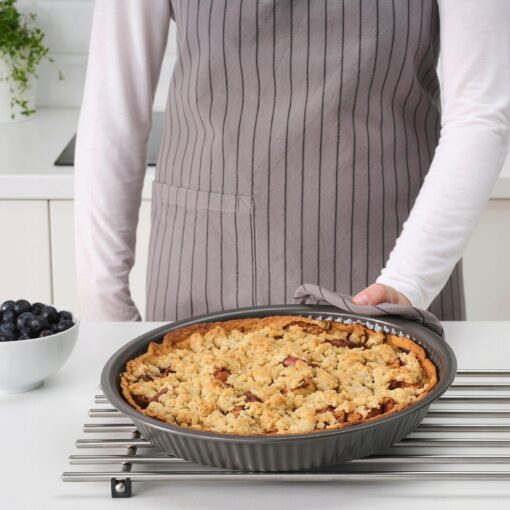 IKEA HEMMABAK NACZYNIE FORMA NA CIASTO ŻAROODPORNA OKRĄGŁA 30CM - obrazek 2