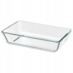 IKEA MIXTUR NACZYNIE ŻAROODPORNE SZKŁO 27x18cm