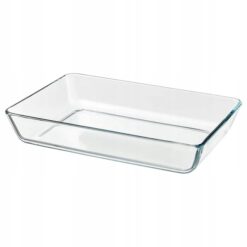 IKEA MIXTUR NACZYNIE ŻAROODPORONE SZKLANE 35x25 CM