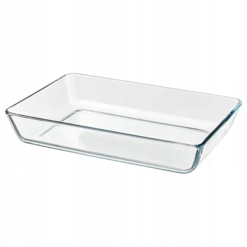 IKEA MIXTUR NACZYNIE ŻAROODPORONE SZKLANE 35x25 CM
