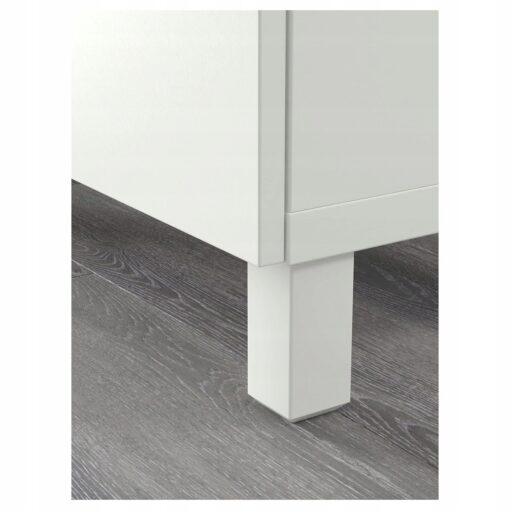 IKEA STUBBARP NOGI DO MEBLI BIAŁE 44x44x100 mm 2 SZT. - obrazek 3