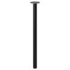 IKEA ADILS NOGA POD BLAT STALOWA 70 cm CZARNY