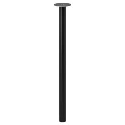 IKEA ADILS NOGA POD BLAT STALOWA 70 cm CZARNY