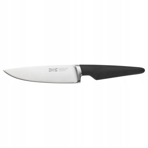 IKEA VORDA NÓŻ ZE STALI NIERDZEWNEJ CZARNY 14CM