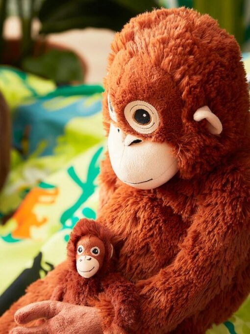 IKEA DJUNGELSKOG PLUSZOWA MASKOTKA ORANGUTAN PLUSZAK 66 CM - obrazek 8