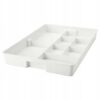 IKEA KUGGIS ORGANIZER Z 6 PRZEGRÓDKAMI BIAŁY 53X36X6 CM