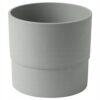 IKEA NYPON OSŁONA DONICZKI DONICZKA SZARA 15 CM