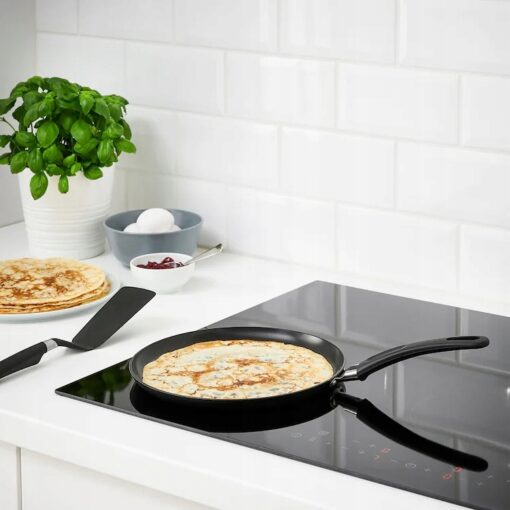 IKEA HEMLAGAD PATELNIA DO NALEŚNIKÓW TEFLONOWA INDUKCJA 25 CM - obrazek 3