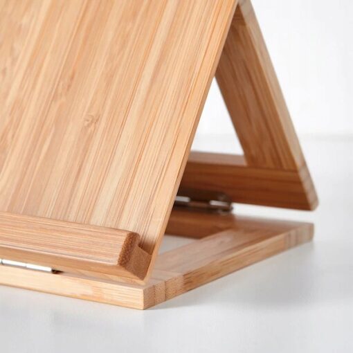IKEA GRIMAR PODSTAWKA NA TABLETA POD TABLET DREWNIANA 26x20 CM - obrazek 3