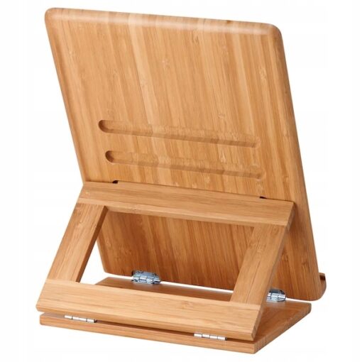 IKEA GRIMAR PODSTAWKA NA TABLETA POD TABLET DREWNIANA 26x20 CM - obrazek 5