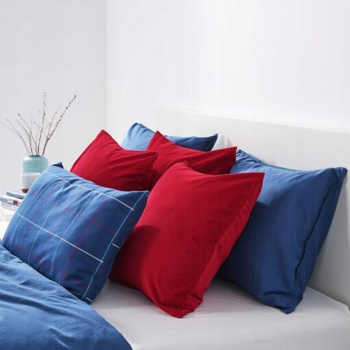 IKEA SANELA POSZEWKA DO PODUSZKI BAWEŁNIANA 50x50 CM - obrazek 3