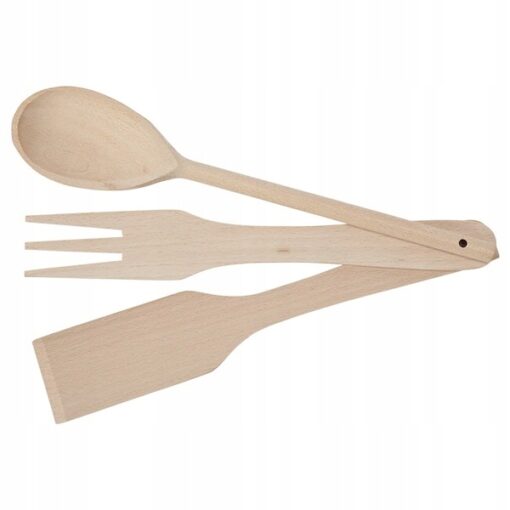 IKEA FILBUNKE PRZYBORY KUCHENNE DREWNIANE 3 SZT. - obrazek 2