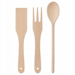 IKEA FILBUNKE PRZYBORY KUCHENNE DREWNIANE 3 SZT.