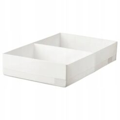 IKEA STUK PUDEŁKO Z PRZEGRÓDKAMI BIAŁE 34X51X10 CM