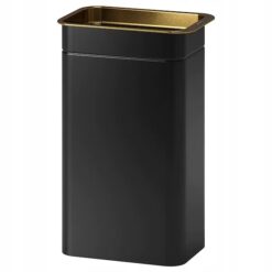 IKEA BLOMNING PUSZKA NA KAWĘ HERBATĘ PUDEŁKO CZARNE PREMIUM 20CM