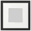 IKEA KNOPPANG RAMKA NA ZDJĘCIA CZARNA RAMA 23x23 CM