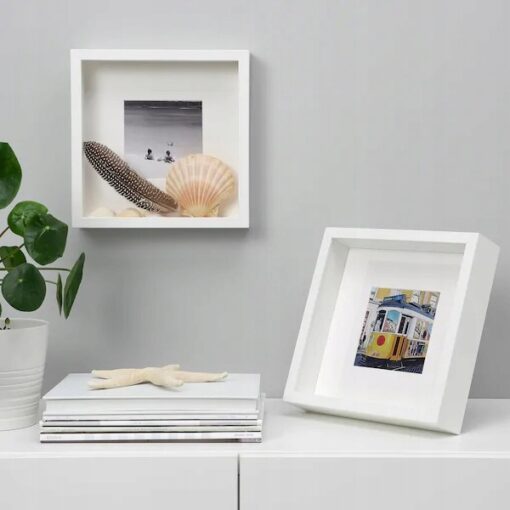 IKEA SANNAHED RAMKA NA ZDJĘCIA RAMA BIAŁA 25X25 CM - obrazek 2