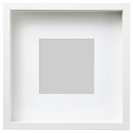 IKEA SANNAHED RAMKA NA ZDJĘCIA RAMA BIAŁA 25X25 CM