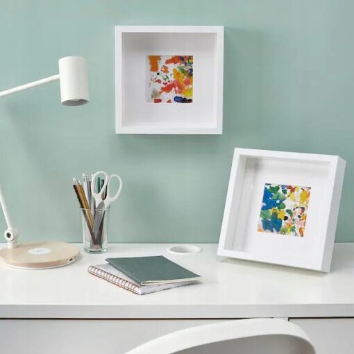 IKEA SANNAHED RAMKA NA ZDJĘCIA RAMA BIAŁA 25X25 CM - obrazek 4