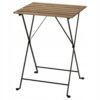 IKEA TARNO STÓŁ STOLIK OGRODOWY CZARNY/BRĄZOWY 55x54 CM
