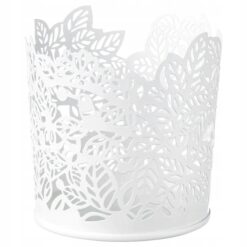 IKEA SAMVERKA ŚWIECZNIK NA ŚWIECZKI ŚWIECĘ BIAŁY 8 CM