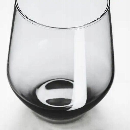 IKEA IVRIG SZKLANKA ZESTAW 4 SZTUKI SZARE 450 ML - obrazek 3