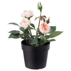 IKEA FEJKA SZTUCZNA ROŚLINA DONICZKOWA RÓŻA RÓŻOWA 9 CM