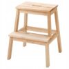 IKEA BEKVAM TABORET ZE SCHODKIEM BRZOZA 50 CM