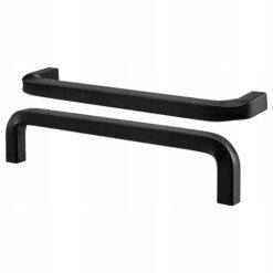 IKEA BORGHAMN UCHWYT MEBLOWY CZARNY 170 MM 2 SZT.