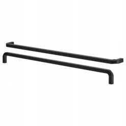 IKEA BORGHAMN UCHWYT MEBLOWY CZARNY 426 MM 2 SZT.