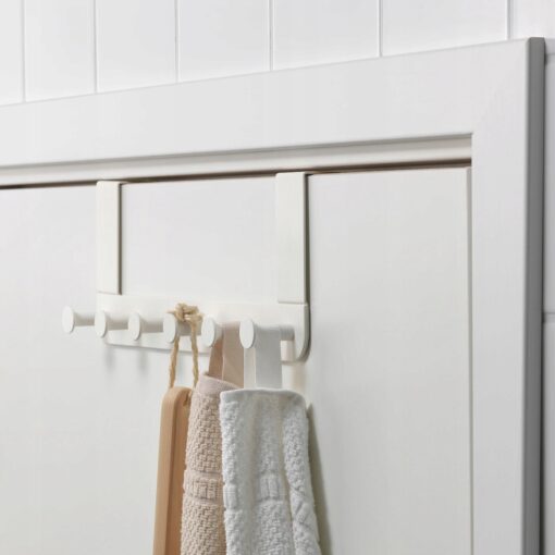 IKEA ENUDDEN WIESZAK NA RĘCZNIKI DRZWI DO ŁAZIENKI BIAŁY - obrazek 4