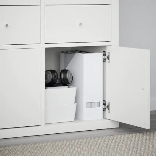 IKEA KALLAX WKŁAD Z DRZWIAMI DO REGAŁU BIAŁY 33X33 - obrazek 2