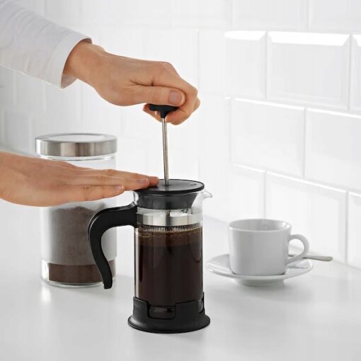 IKEA UPPHETTA ZAPARZACZ DO KAWY / HERBATY CZARNY 0.4L - obrazek 3