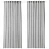 IKEA HILJA ZASŁONA SZARA 2 SZT. 145X300 CM