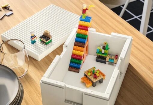 IKEA BYGGLEK ZESTAW KLOCKÓW LEGO KOLOROWE KLOCKI 201 SZTUK - obrazek 6