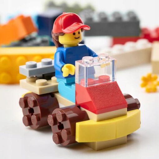 IKEA BYGGLEK ZESTAW KLOCKÓW LEGO KOLOROWE KLOCKI 201 SZTUK - obrazek 2