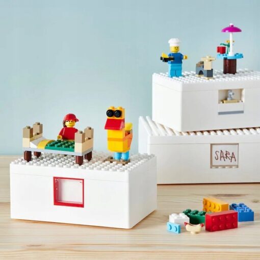 IKEA BYGGLEK ZESTAW KLOCKÓW LEGO KOLOROWE KLOCKI 201 SZTUK - obrazek 5
