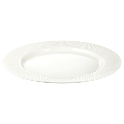 IKEA OFANTLIGT TALERZ OBIADOWY BIAŁY 28 cm